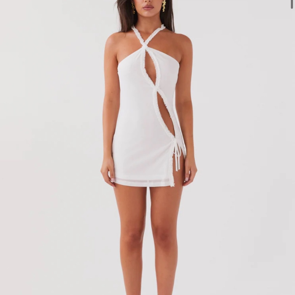 Midnight Rhapsody exclusive ruffle mini dress